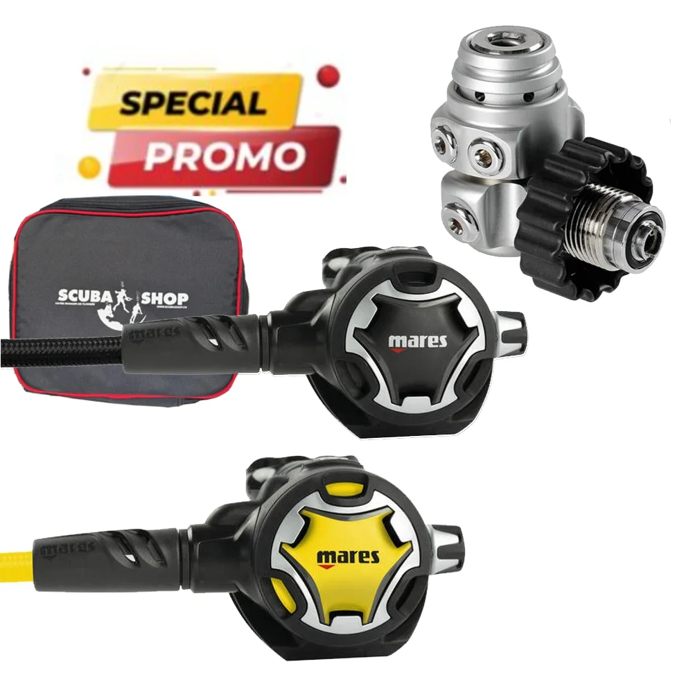 MARES SET DUAL ADJ 62X + OCTOPUS DUAL ADJ - Saldi Straordinari – dive Offerte Speciali Disponibili Adesso